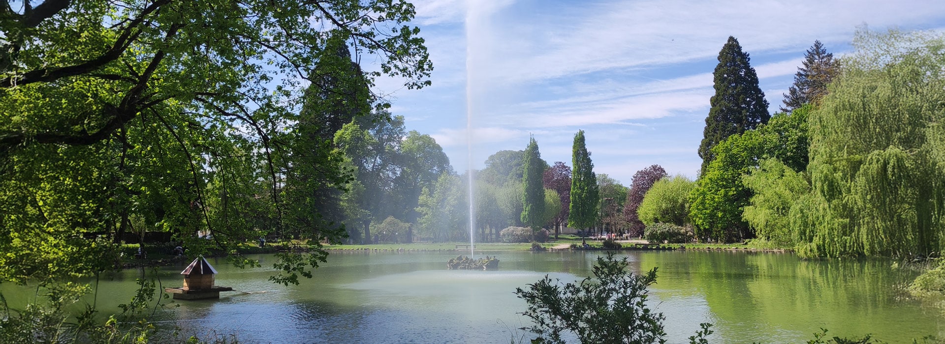 Le parc de lons le saunier dans le jura